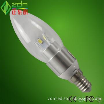 3w candle led bulb High efficiency&100% gurantee CE ROHS FCC